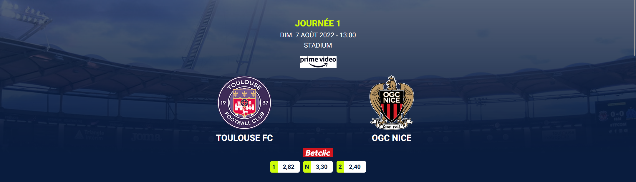 TOULOUSE FC-OGC NICE